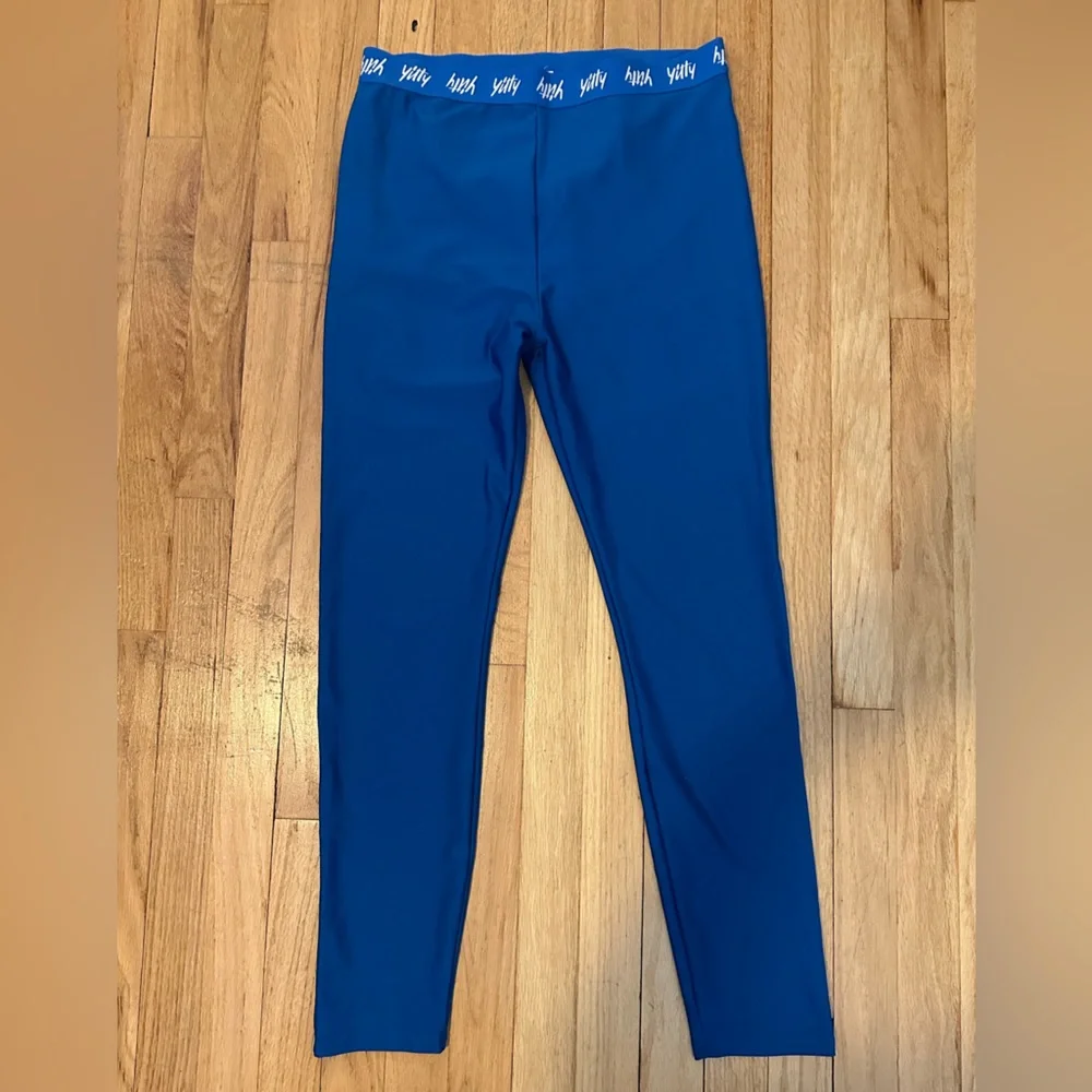 YITTY Royal Blue Leggings, Bike Shorts & Sports Bra Set